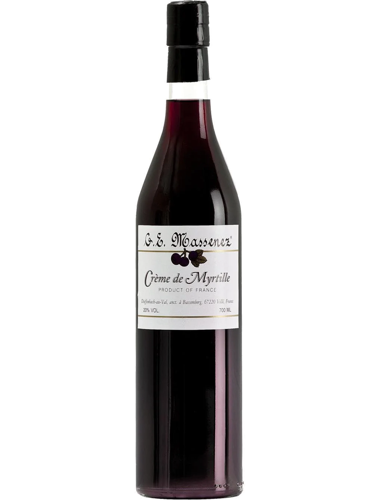 Massenez Blueberry Liqueur Myrtille 700ml